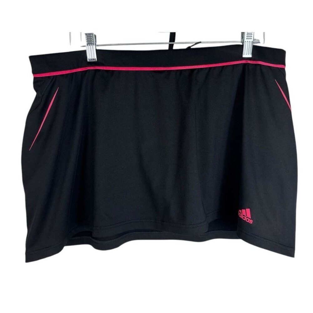 Adidas Women's‎ XL Activewear Hiking Golf Skort Black EUC Length 12.75" Front